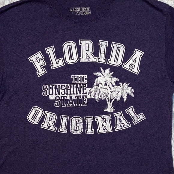 Florida Original The Sunshine State TShirt Blue M - Picture 2 of 6